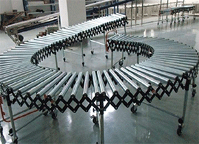 無(wú)動(dòng)力伸縮輸送機(jī)滾筒線